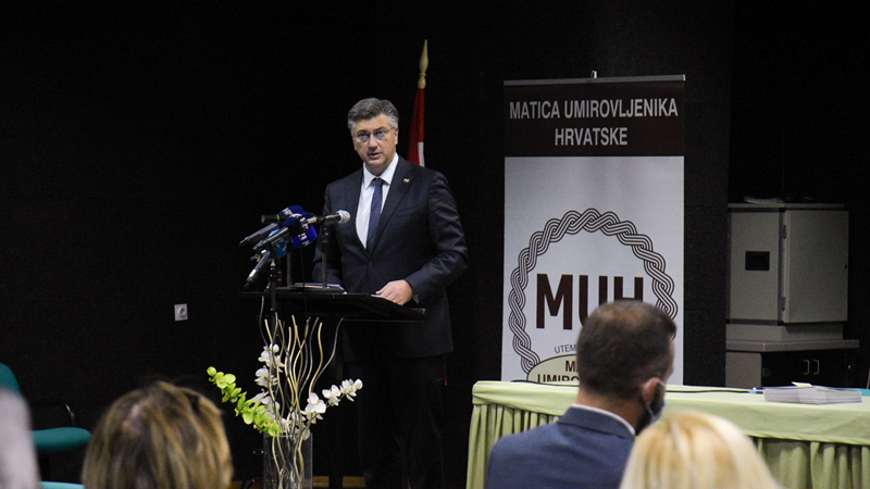 Plenković: Ne zaboravljamo da današnju Hrvatsku u velikoj mjeri dugujemo našim umirovljenicima